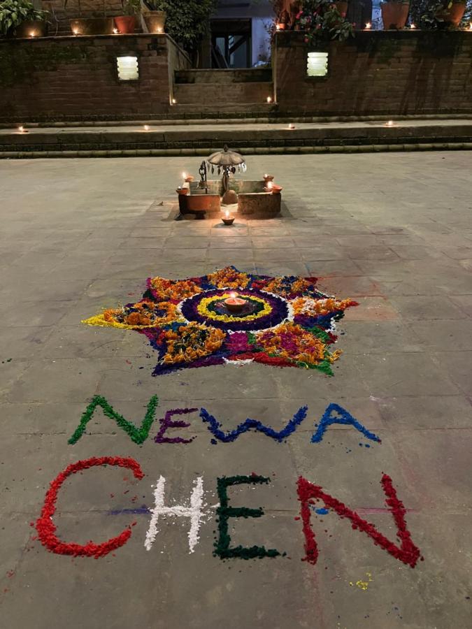 Newa Chen Historic House Unesco Lalitpur Buitenkant foto